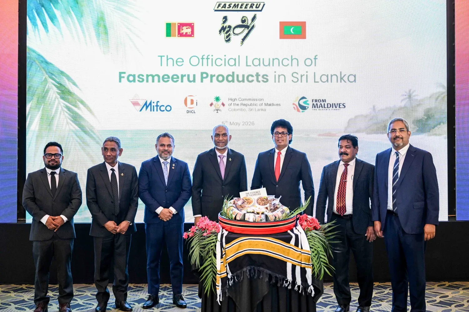 “ފަސްމީރު” ބްރޭންޑުގެ އުފެއްދުންތައް އަވަށްޓެރި ސްރީލަންކާއަށް ރަސްމީކޮށް ތަޢާރަފު ކުރުން