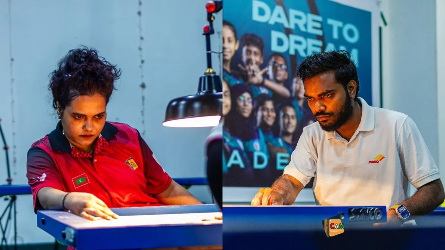 ގައުމީ ކެރަމް މުބާރާތުގެ ޗެމްޕިއަންކަން ހުޖާން އާއި ވިދާދަށް