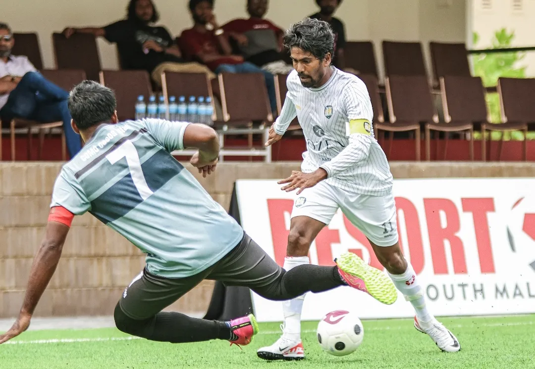 ކެޕްޓަން ފަރީދުގެ ދެލަނޑާއެކު ކޯމޯ ކޮކޯ ބަލިކޮށް މާދޫ އިން ކުއާޓާ ފައިނަލުގެ ފުރަތަަމަ ޖާގަ ކަށަވަރުކޮށްފި
