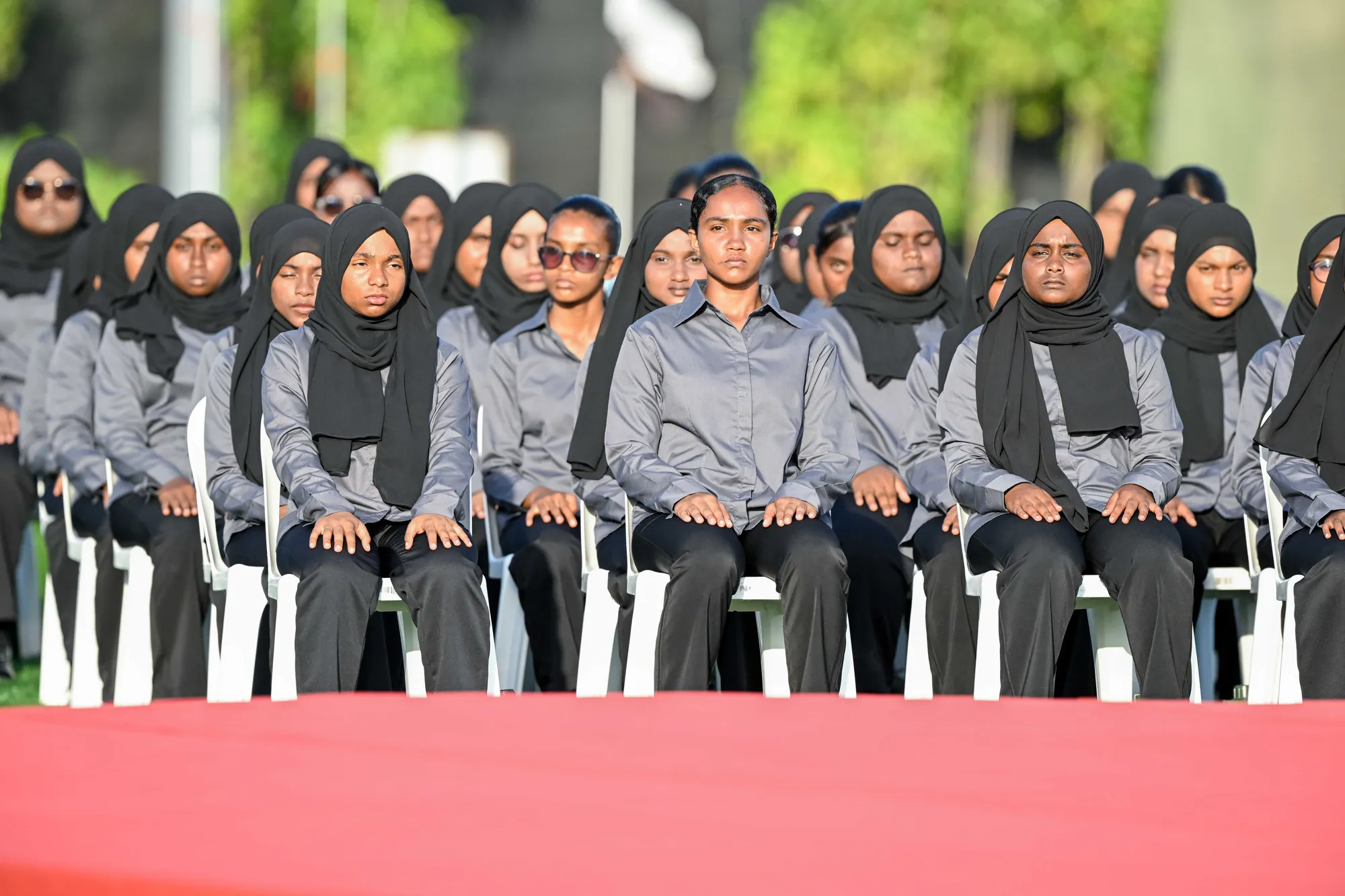 ރައީސުލްޖުމްހޫރިއްޔާ، ދިވެހި ވަޠަނީ ޚިދުމަތް އިފްތިތާޙުކޮށްދެއްވުމަށް ބޭއްވި ރަސްމިއްޔާތުގެ ތެރެއިން - ފައިލް ފޮޓޯ: ރައީސް އޮފީސް