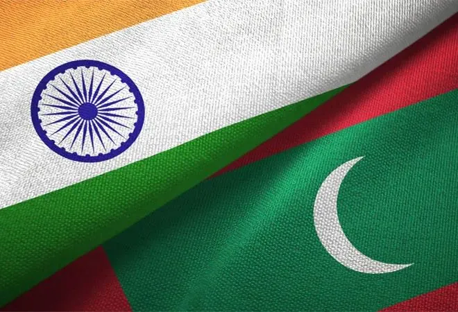 India and Maldives flag
