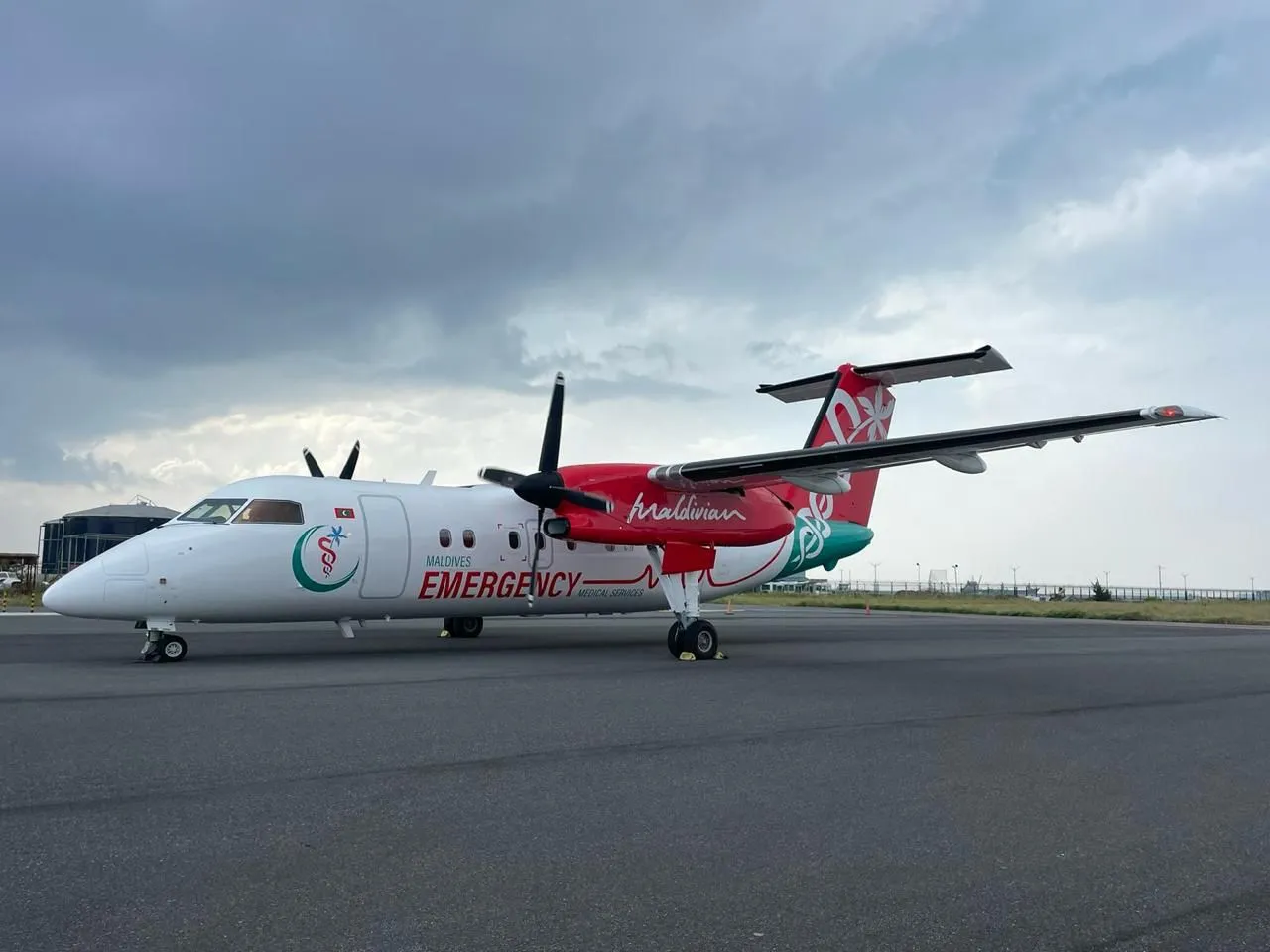 އެއާ އެމްބިއުލާންސް... ފޮޓޯ: ހެލްތު މިނިސްޓްރީ