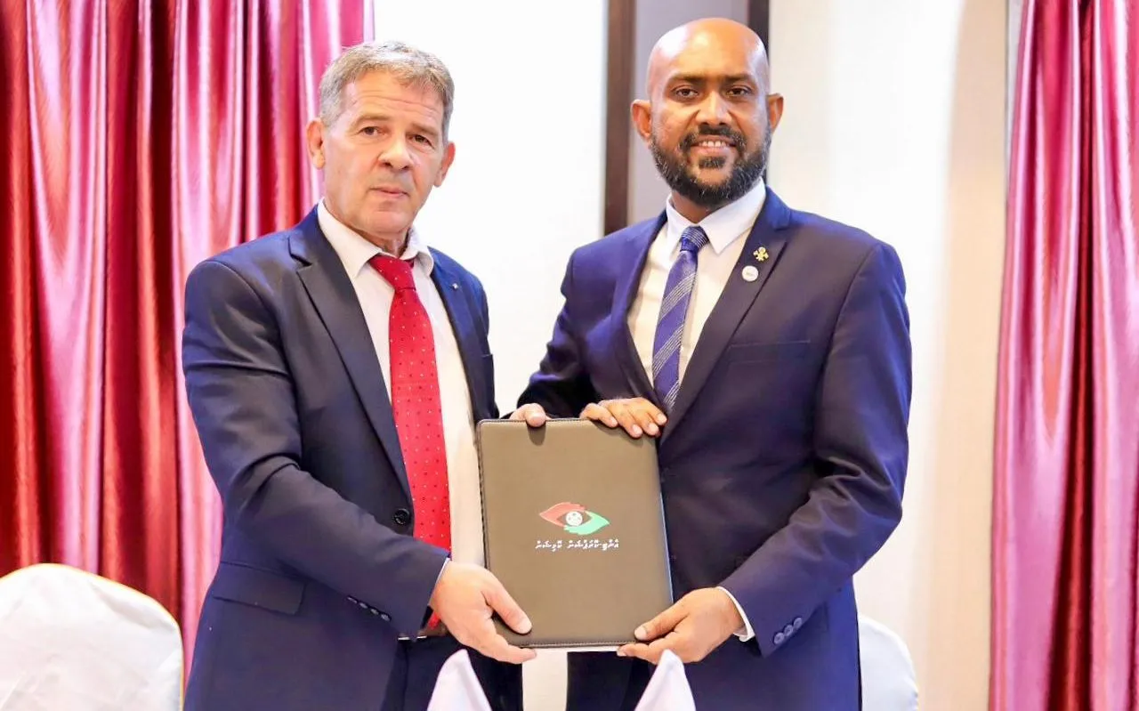 ކޮރަޕްޝަން ހުއްޓުވުމަށް ފަލަސްތީނާއި ދިވެހިރާއްޖެ ގުޅިގެން މަސައްކަތް ކުރަން އެއްބަސްވުން -- ފޮޓޯ: އޭސީސީ