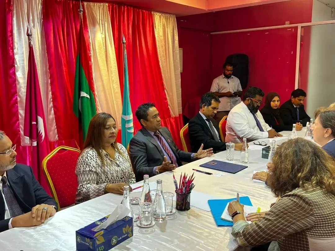 President Yameen meeting EU delegation