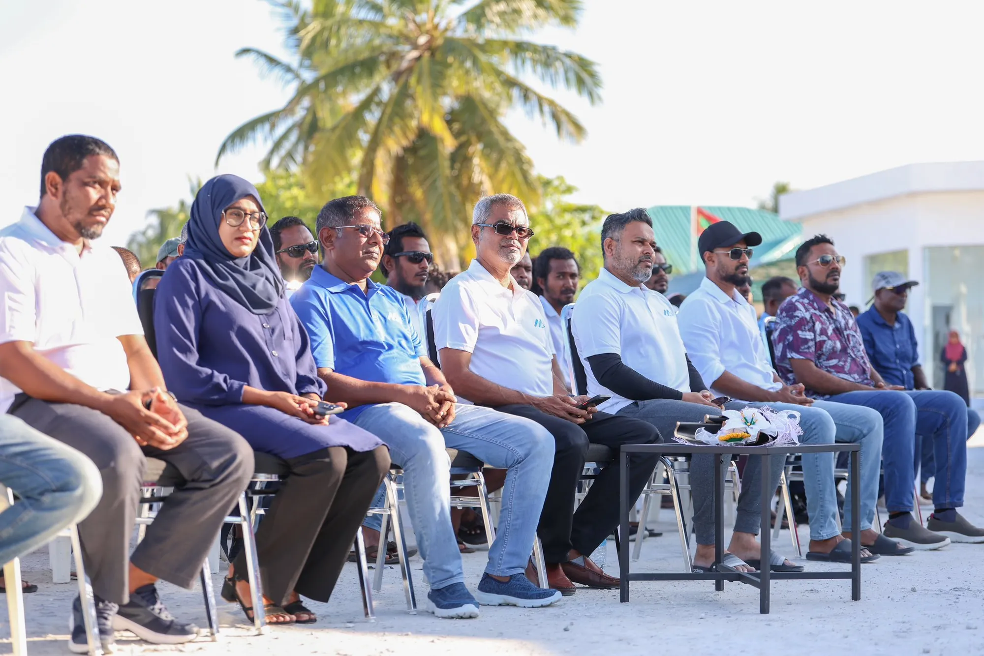 Minister Thoriq Ibrahim during the launch of the Rescue Divers Training Program