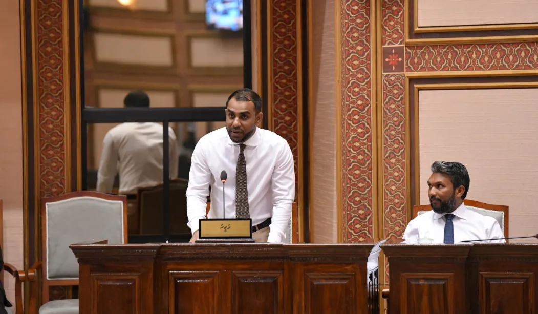 Minister Faisal in Parliament today (Photo/Parliament)