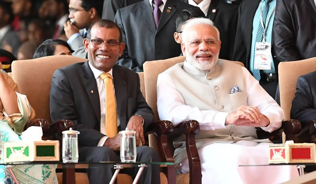 Former President Nasheed and India Prime Minister Narendra Modi