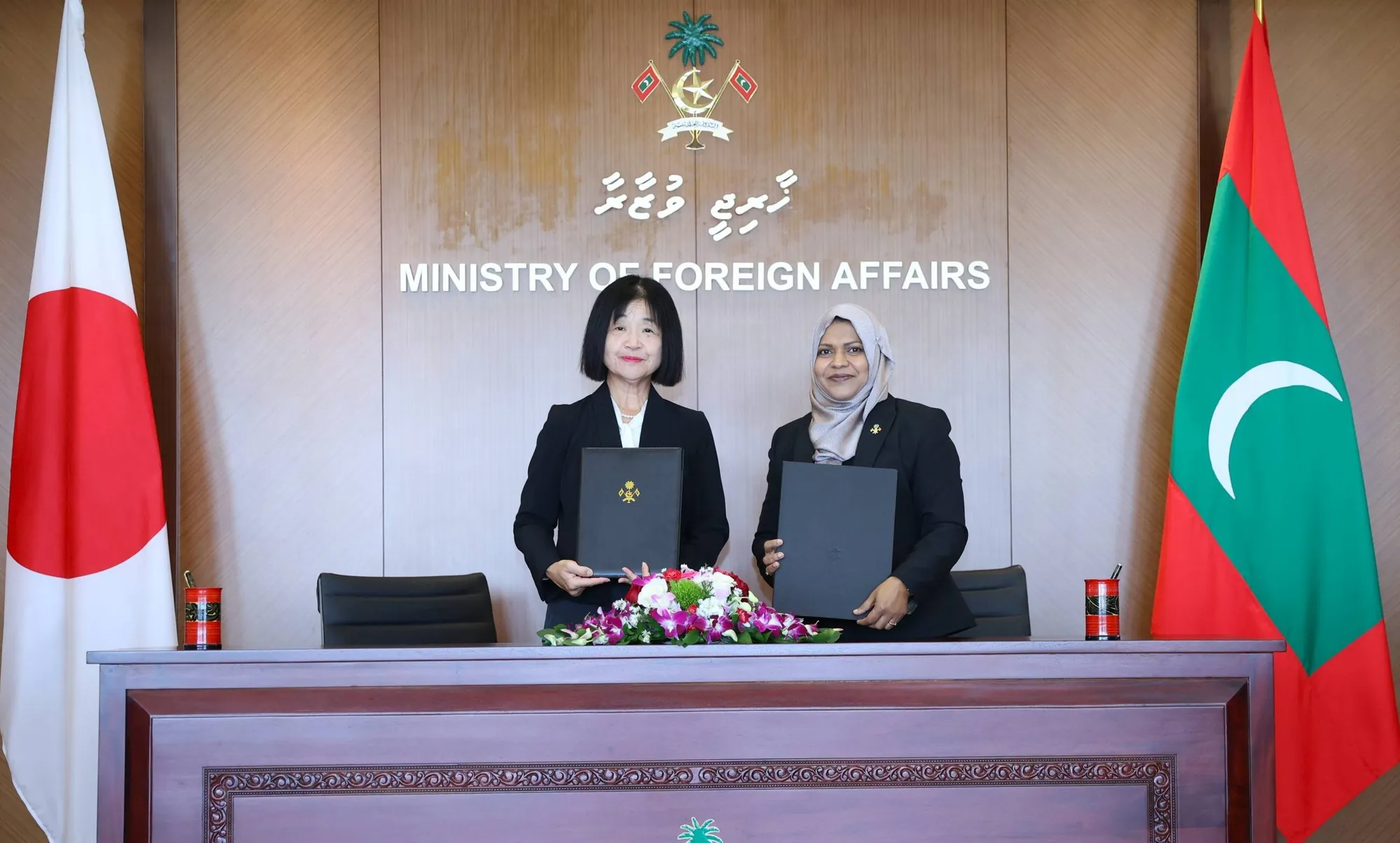 From the Exchange of Notes agreement signing (Photo/Ministry of Foreign Affairs)