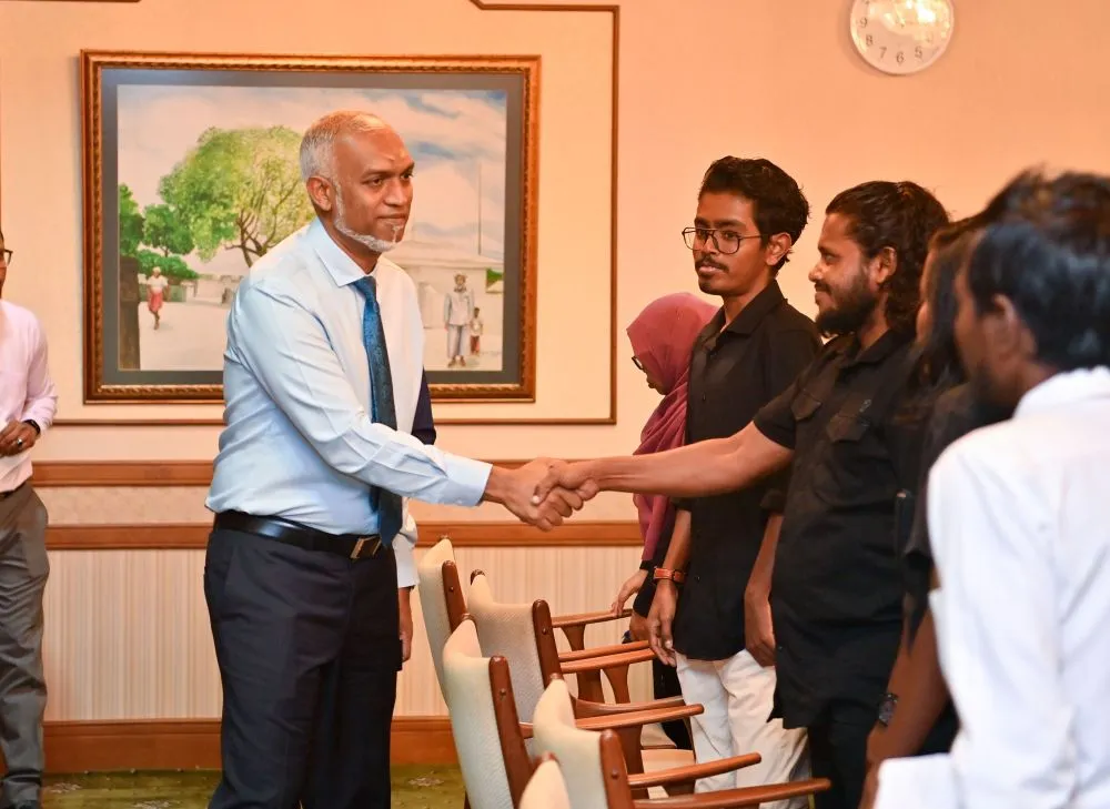 President Dr. Muizzu meeting the thalassemia community (Photo/President's Office)