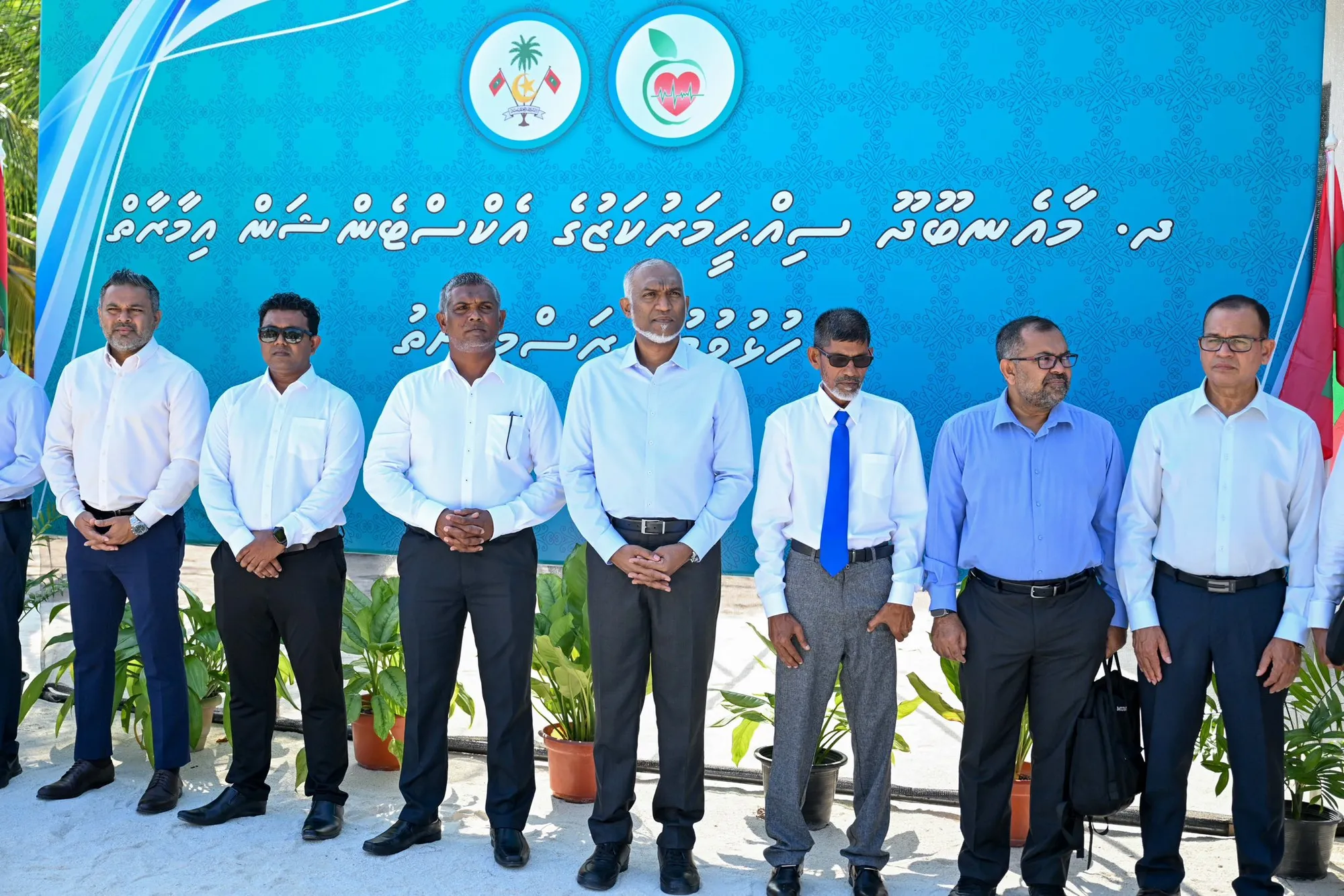 ރައީސް ޑރ.މުއިއްޒު، މާއެނބޫދޫ ހެލްތް ސެންޓަރަށް އަލަށް އިތުރުކުރި ބައި ހުޅުވުމުގެ ރަސްމިއްޔާތުގެ ތެރެއިން---ފޮޓޯ: ރައީސް އޮފީސް