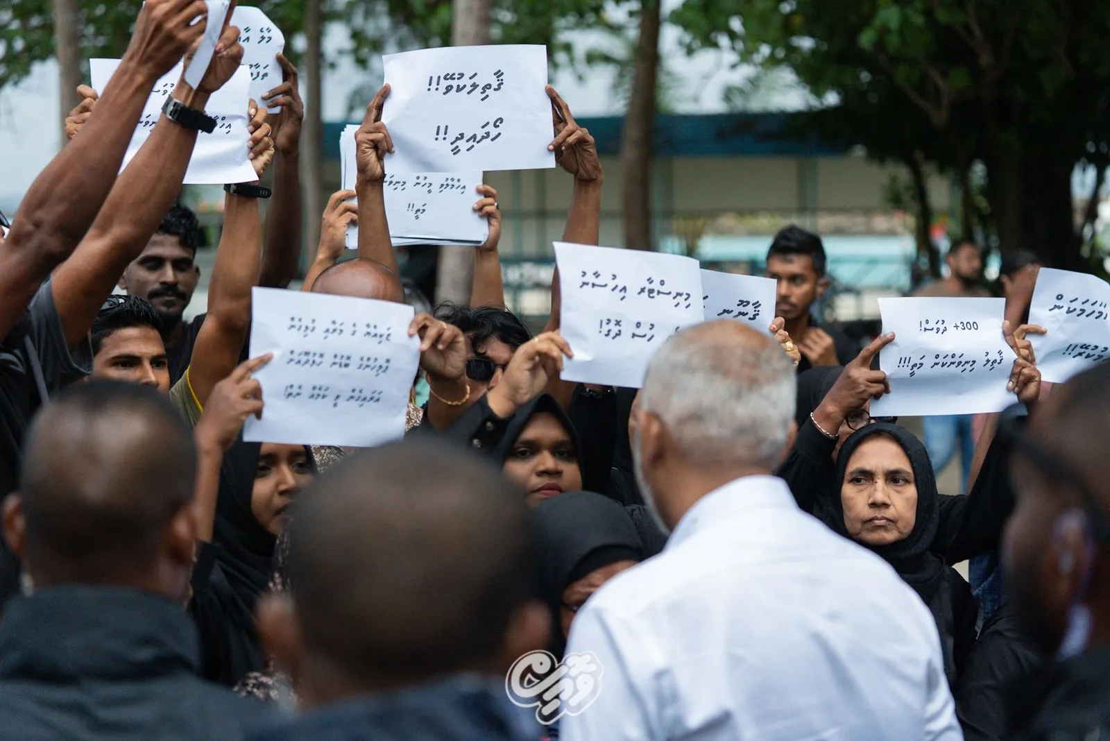 ޒަކިއްޔާގެ މަރުގެ މައްސަލާގައި އޮތް އިހްތިޖާޖު -- ފޮޓޯ: ވޮއިސް