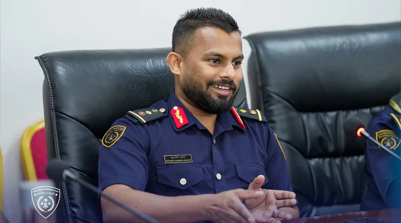 އިމިގްރޭޝަން ކޮންޓްރޯލަރ ޝަމްޢާން ވަޙީދު: ފޮަޓޯ/ އިމިގްރޭޝަން