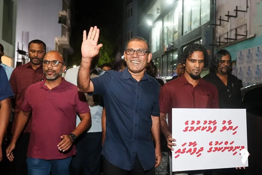 ހިޔާލުފާޅުކުރުމުގެ ހައްގަށް ގޮވާލާ ބޮޑު މުޒާހަރާއެއް، ނަޝީދު ބައިވެރިވެވަޑައިގަންނަވާ