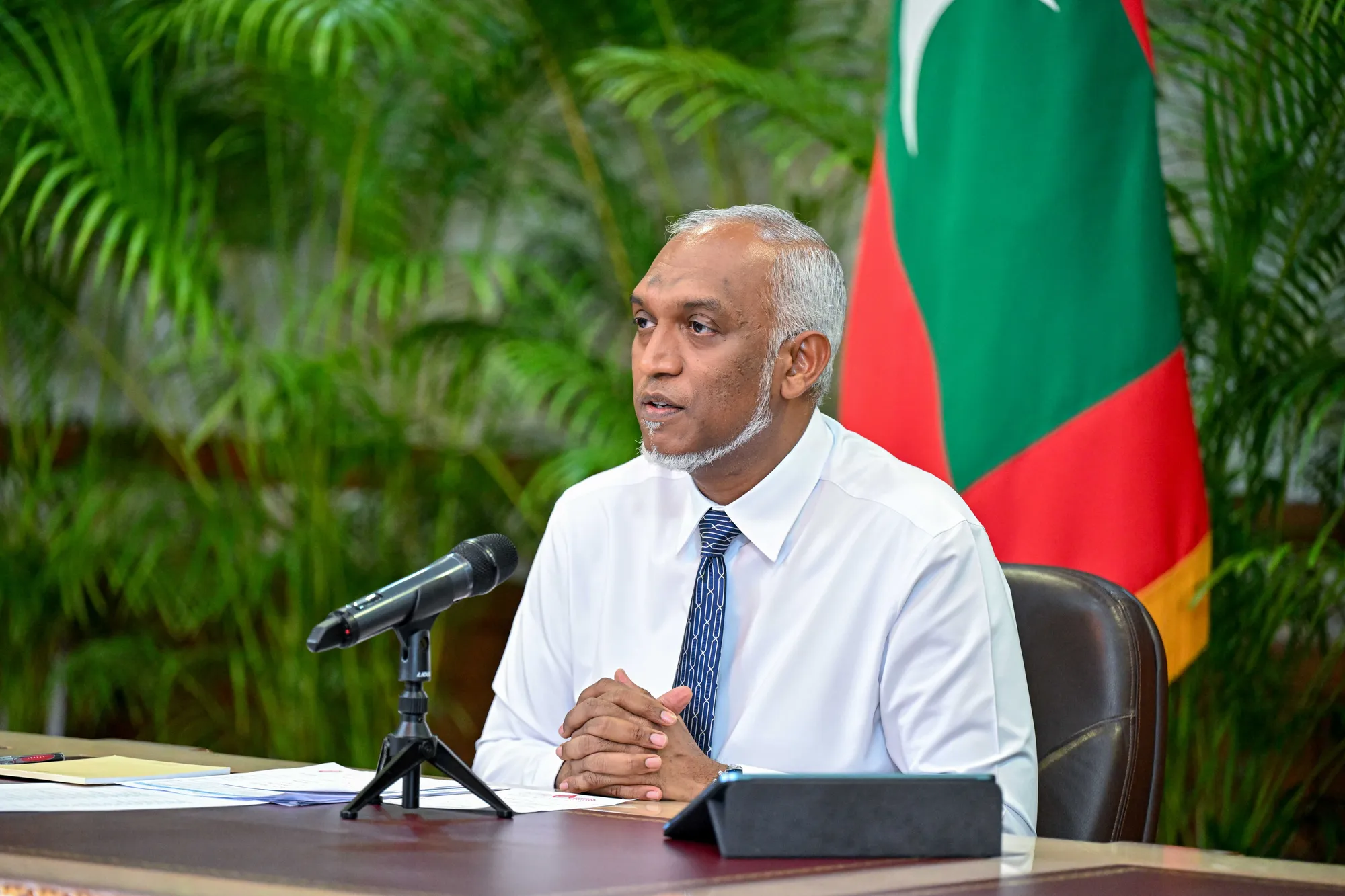 ރައީސް ޑރ. މުހައްމަދު މުއިއްޒު -- ފޮޓޯ: ރައީސް އޮފީސް