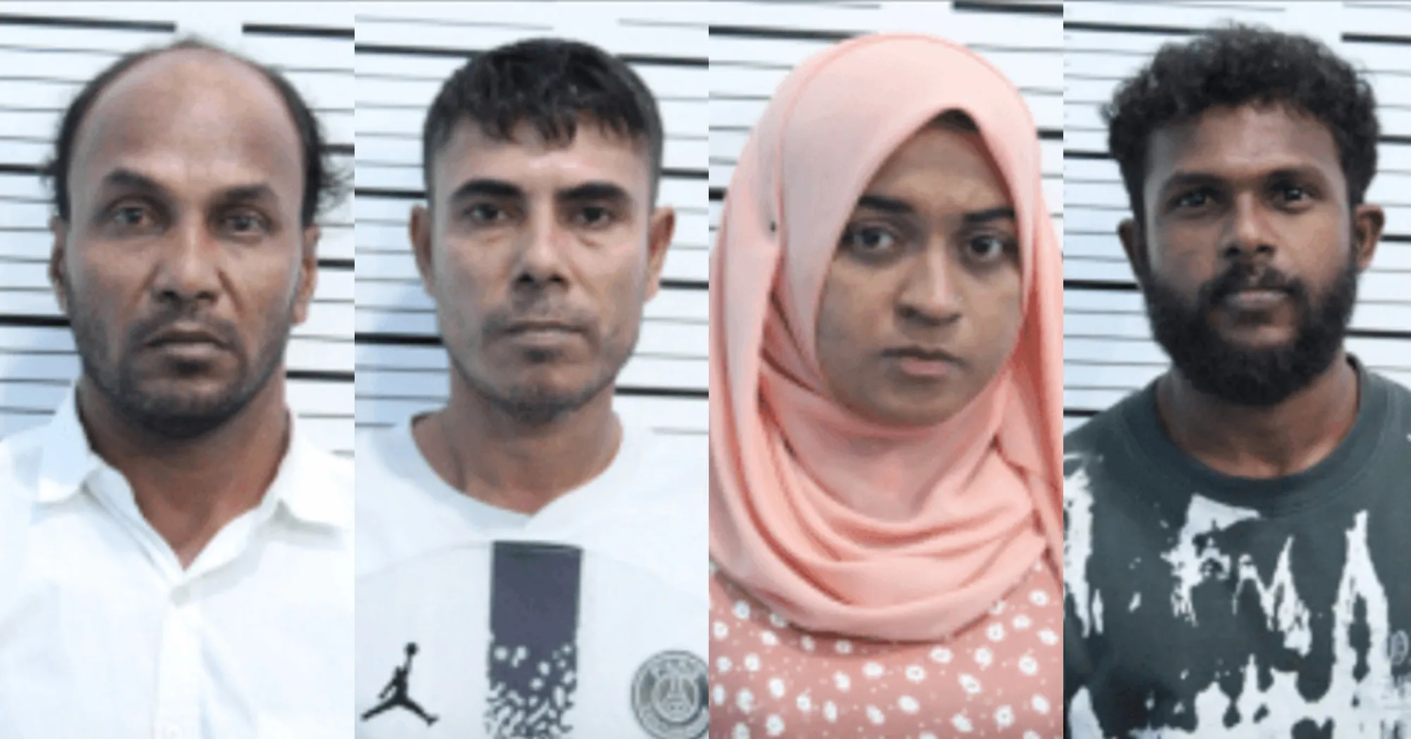 މަސްތުވާތަކެއްޗާއި މަނާ ބޭހާއެކު ދެ ދިވެއްސަކާއި ދެ ބިދޭސީއަކު ހައްޔަރު