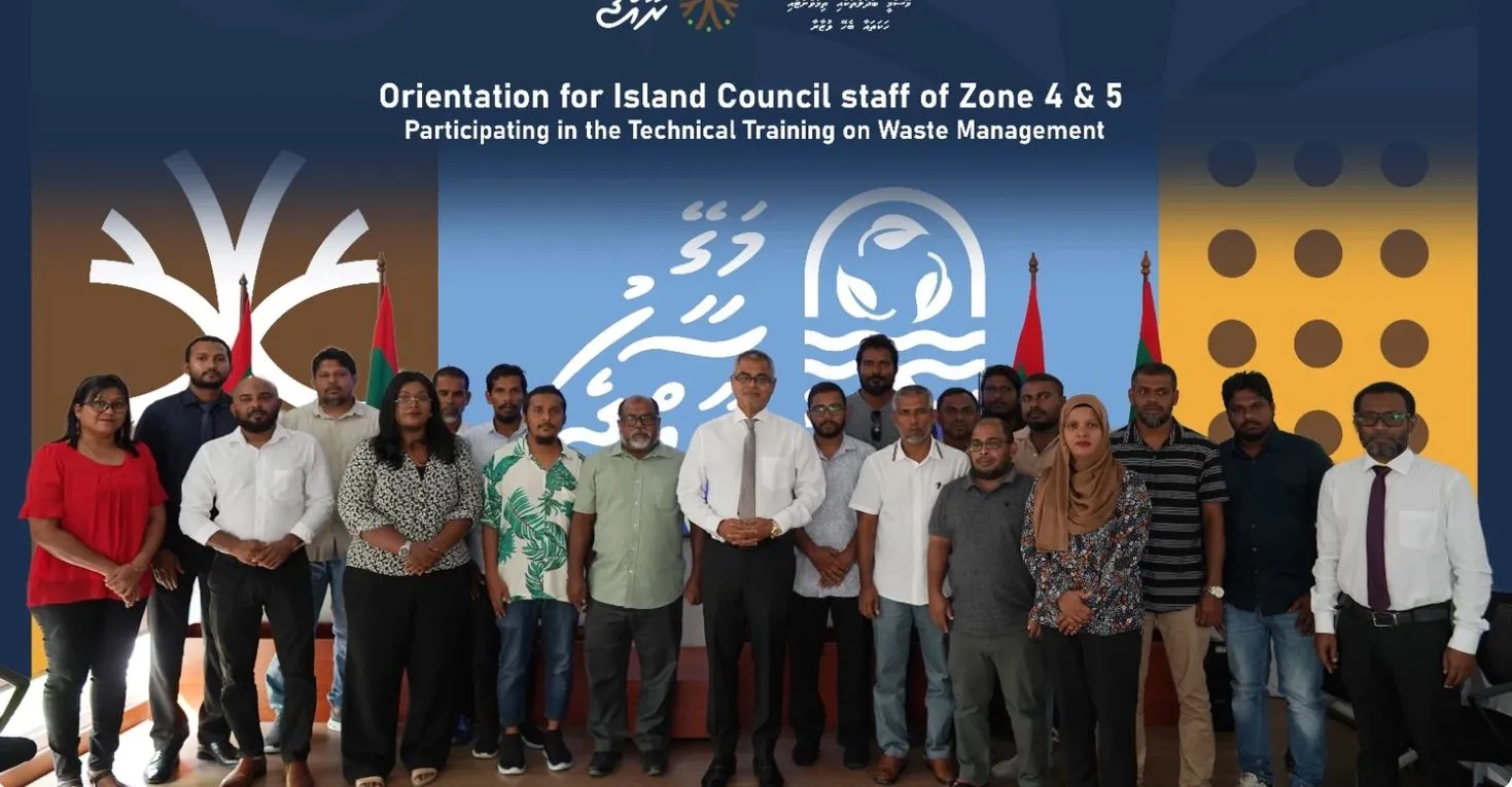 ކުނި މެނޭޖްކުރުމުގެ ތަމްރީނަކަށް 7 ރަށެއްގެ 14 ބައިވެރިން އިންޑިއާއަށް