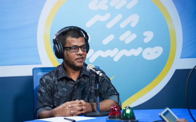 ވަޒީރު ނާޡިމް "އަހާށޭ ބުނާނަން" ޕްރޮގްރާމުގައި ވާހަކަފުޅު ދައްކަވަނީ..ފޮޓޯ: ޕީއެސްއެމް ނިއުސް
