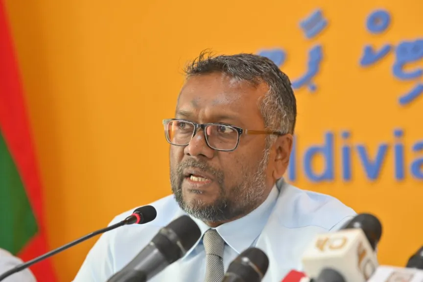 އިދިކޮޅު އެމްޑީޕީގެ ޗެއާޕާސަން ފައްޔާޒު އިސްމާއިލް -- ފޮޮޓޯ/ އެމްޑީޕީ