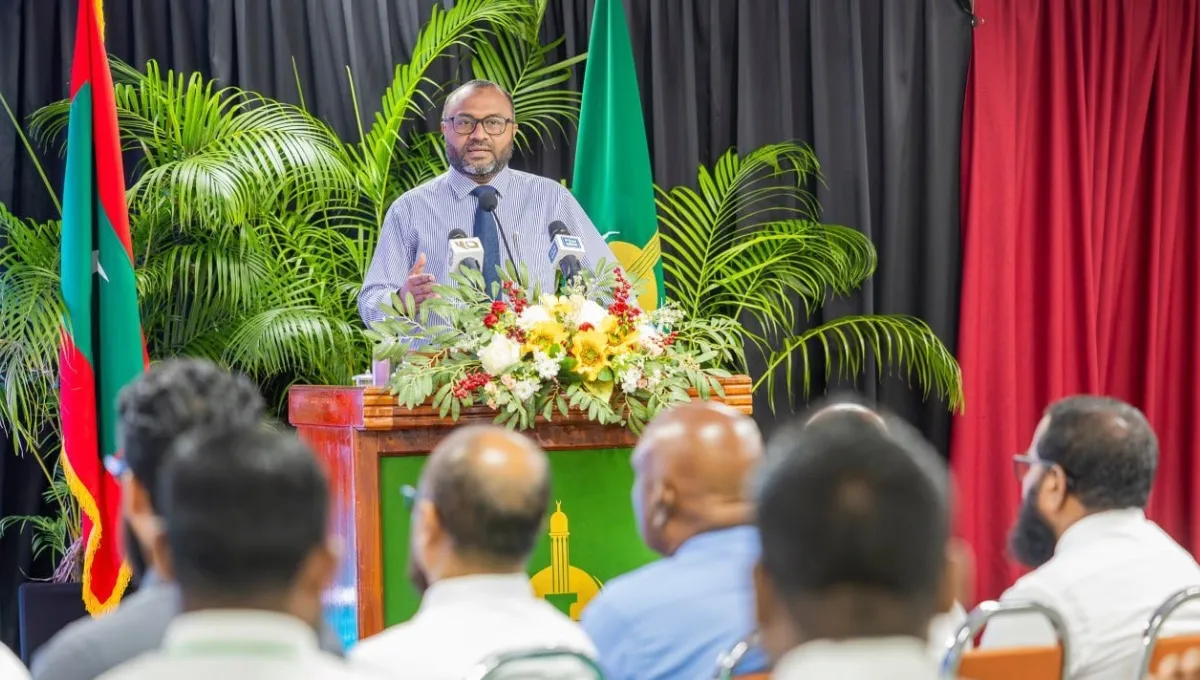 Minister of Islamic Affairs Dr. Mohamed Shaheem Ali Saeed (Photo/Islamic Ministry)