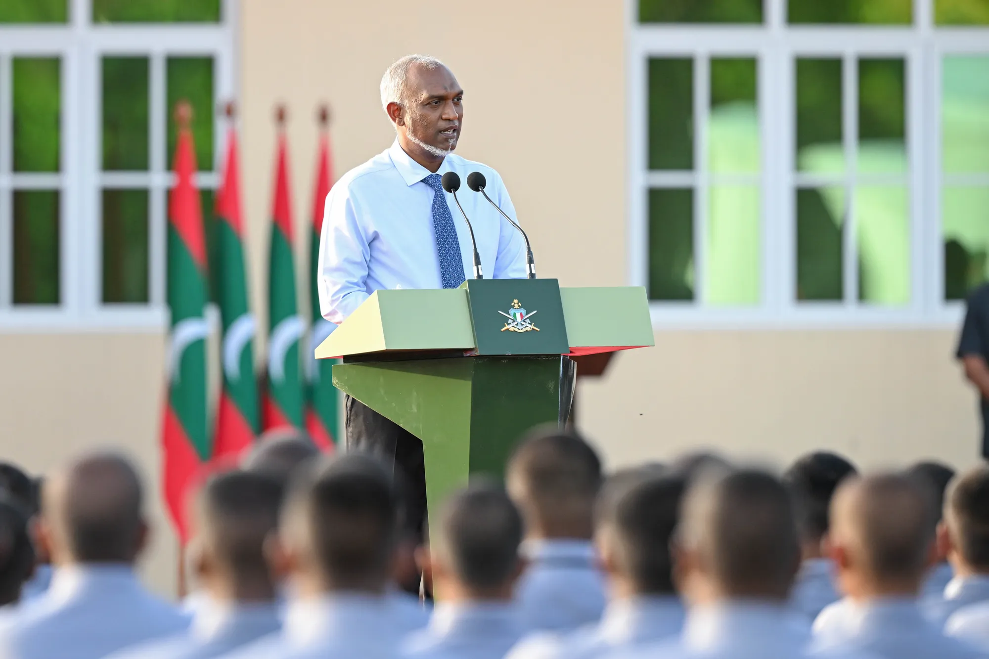 ރައީސުލްޖުމްހޫރިއްޔާ ޑރ. މުޙައްމަދު މުޢިއްޒު މިއަދު މާފިލާފުށީގައި - ފޮޓޯ: ރައީސް އޮފީސް