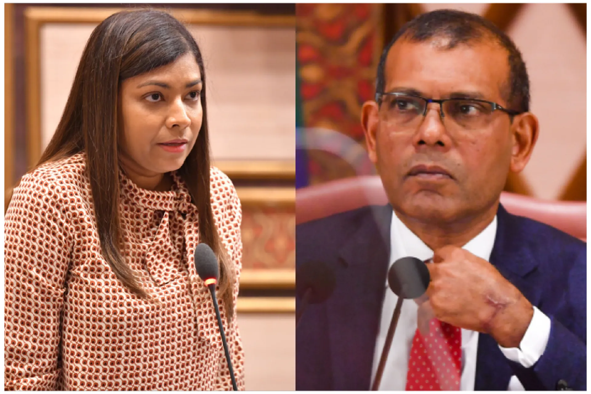 ރޮޒެއިނާ، ރައީސް ނަޝީދަށް މަޖިލީހުގެ ގަވާއިދުގައި ކަންކަން އޮންނަގޮތް ސާފުކޮށްދެއްވައިފި