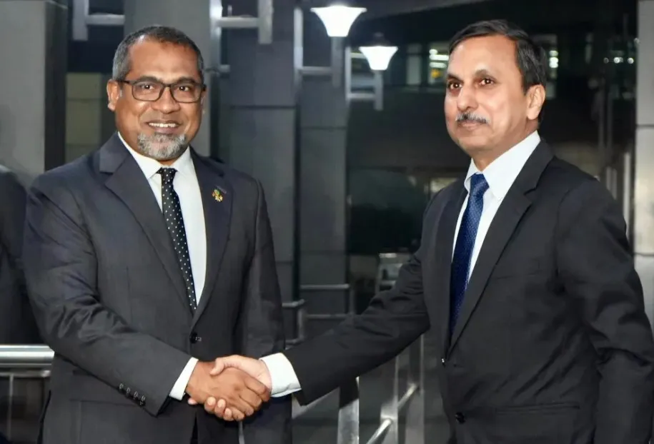 ހާރިޖީ ވަޒީރު އިންޑިއާއަށް ކުރެއްވި ދަތުރުފުޅު --- ފޮޓޯ: އައިއޭއެންއެސް