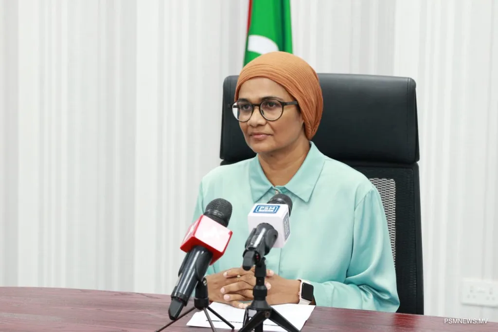 ވަޒީރު ޑރ.މަރިޔަމް މާރިޔާ-- ފޮޓޯ: މިނިސްޓްރީ