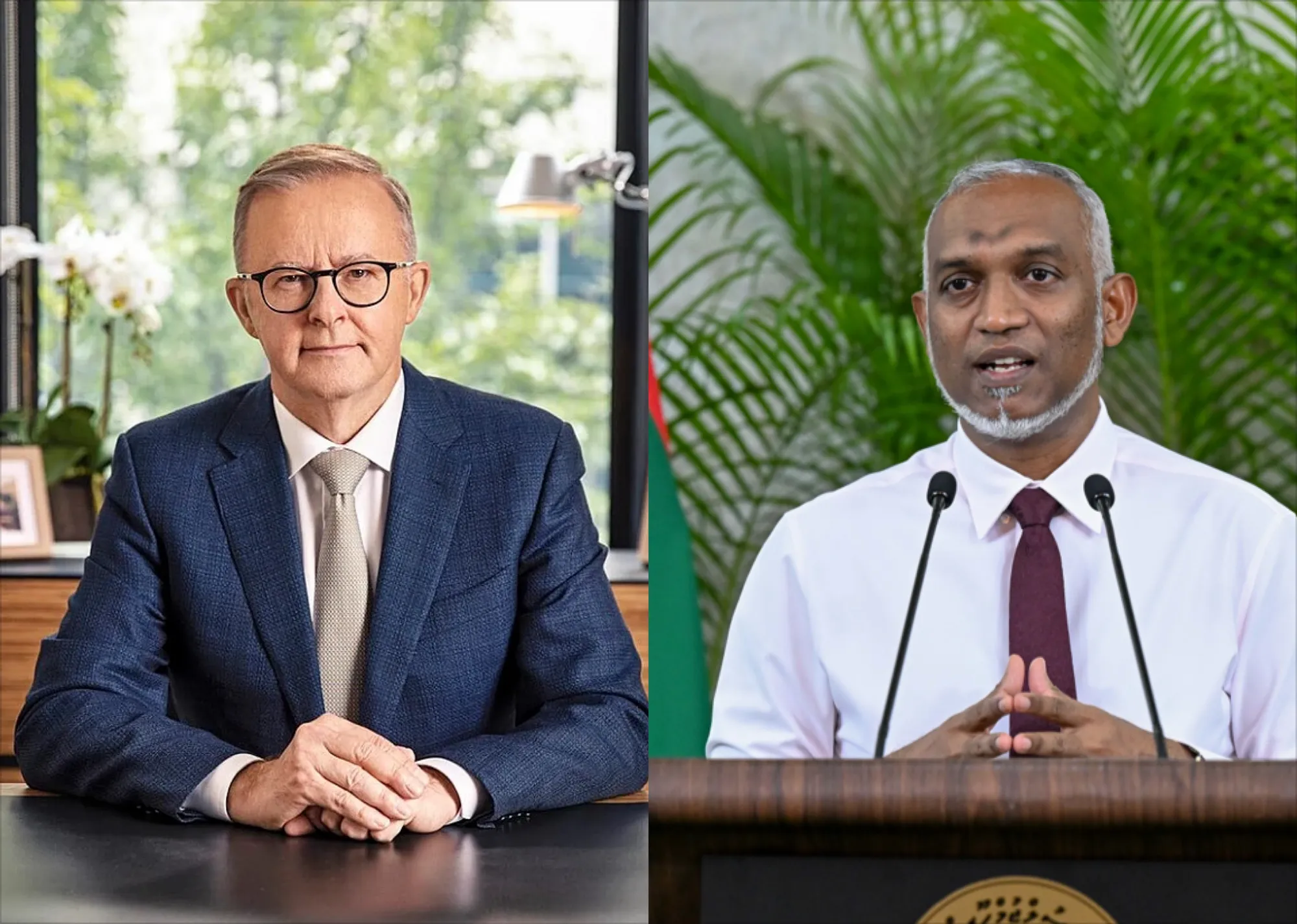 ރައީސް މުޢިއްޒު އާއި އޮސްޓްރޭލިއާގެ ބޮޑުވަޒީރު