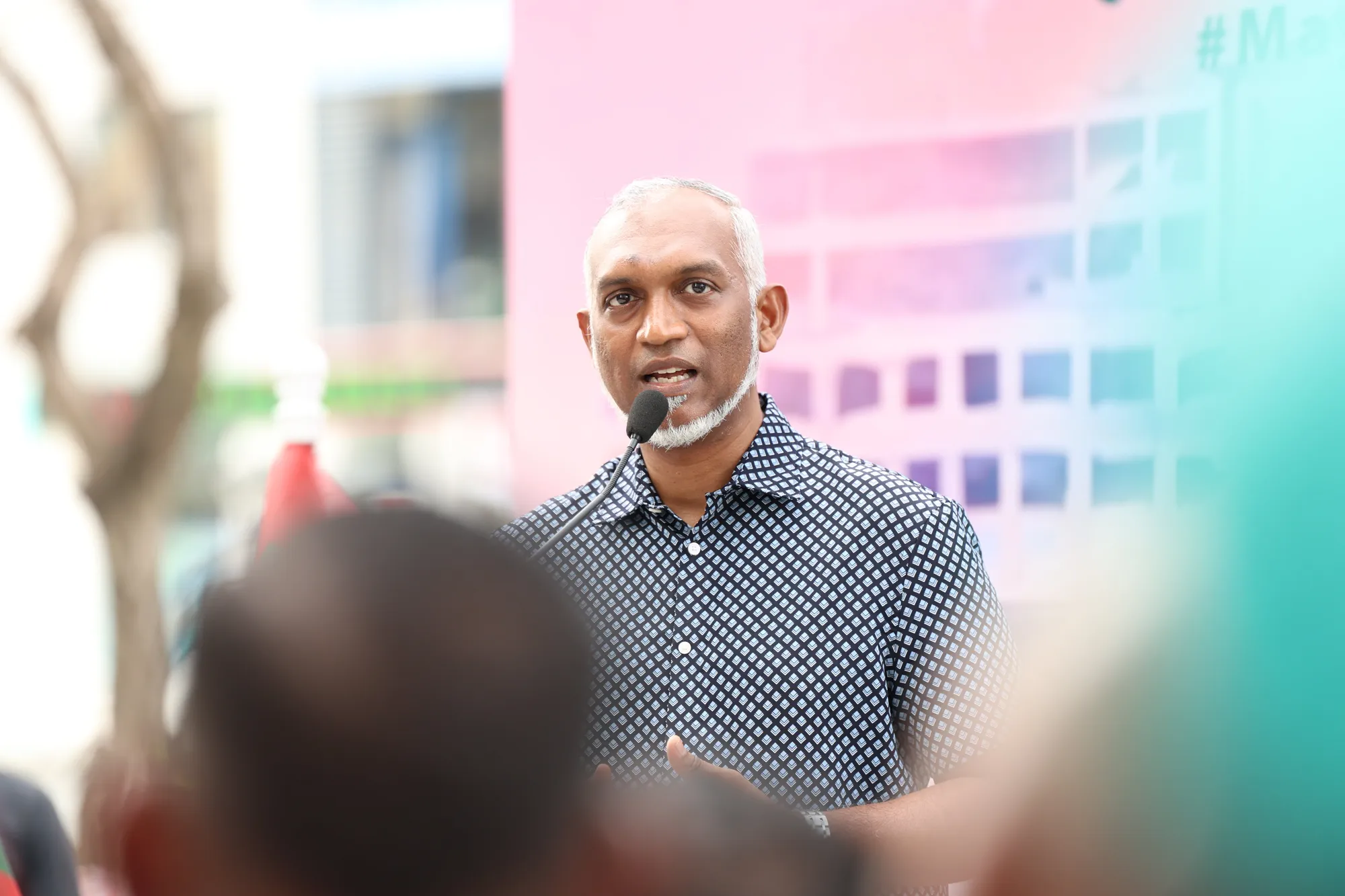 ރައީސް ޑރ.މުހައްމަދު މުއިއްޒު---ފޮޓޯ: ވޮއިސް