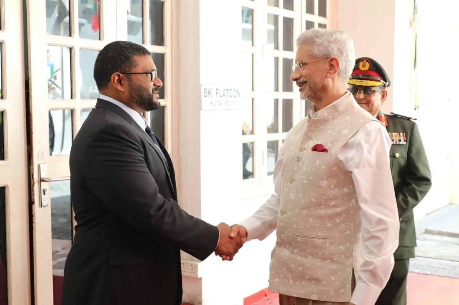 ދިފާޢީ ވަޒީރު އިންޑިއާގެ އެކްސްޓަރނަލް އެފެއާޒް މިނިސްޓަރާއެކު ރަސްމީ މަޝްވަރާތައް ބާއްވަވައިފި