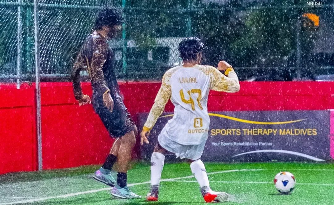 ފެސްޓާއި އެފްއީ ވާދަކުރި މެޗުގެ ތެރެއިން.. ފޮޓޯ: އެމްއެންޔޫއެސްޔޫ