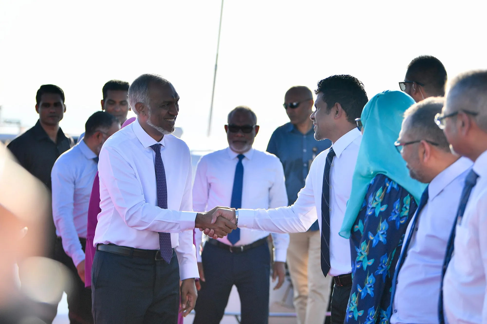 ރައީސުލްޖުމްހޫރިއްޔާ ޑރ މުހައްމަދު މުޢިއްޒު ކޮޅުމަޑުލު ރަށްތަކަށް ފުރާވަޑައިގެންނެވުން--ފޮޓޯ/ ރައީސް އޮފީސް