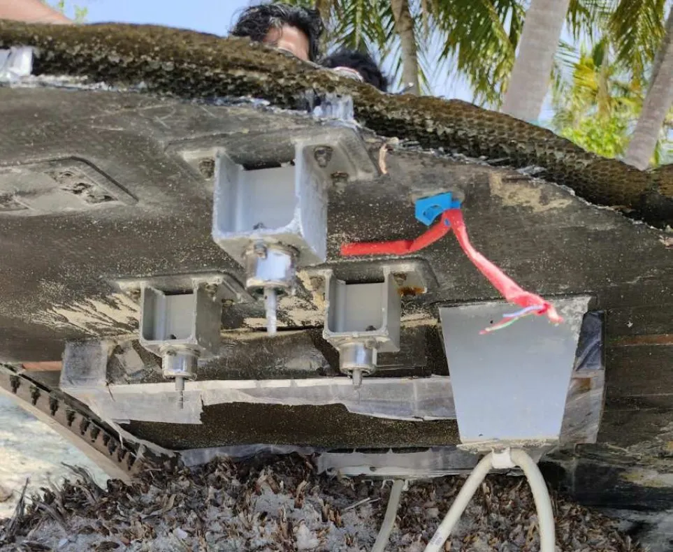 ވެއްޓުނު އިންޑިއާގެ ރޮކެޓްގެ ބައިތަކެއް ފަޅުރަށަކަށް ލައްވެއްޖެ