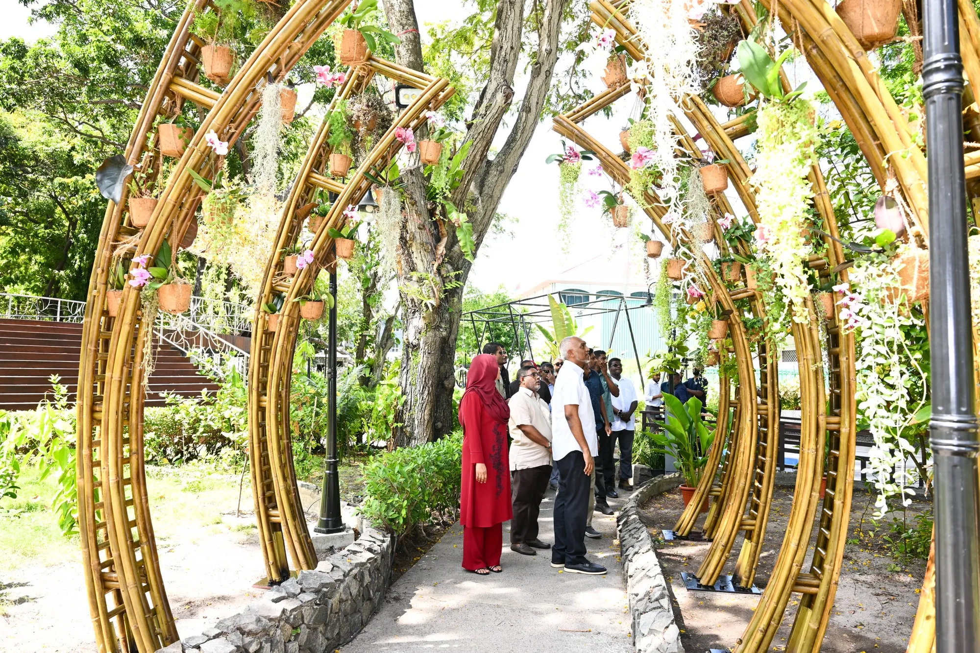 ސަލްޓަން ޕާކު ތަރައްގީކުރެއްވުމަށް ކުރައްވަމުންގެންދަވާ މަސައްކަތް، ރައީސް ބައްލަވާލައްވައިފި