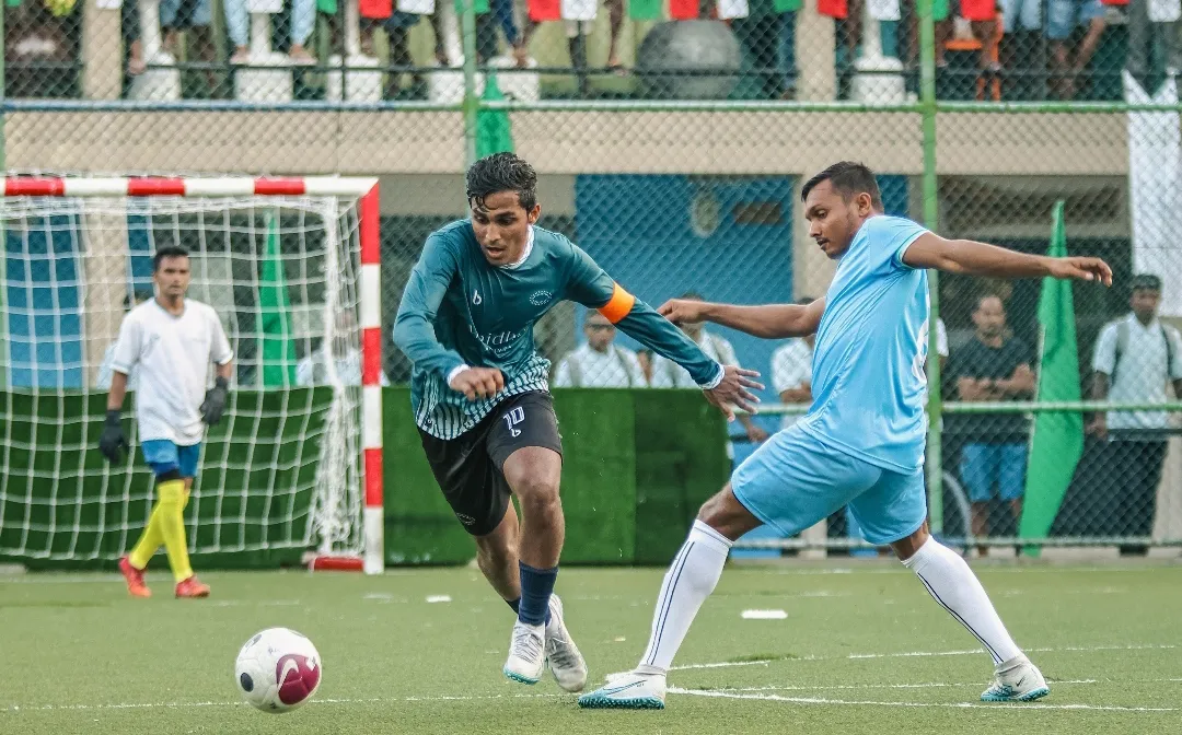 އަލީ ނަސީރުގެ ހެޓްރިކާއެކު މިލައިދޫ އިން އަމިއްލަ މޯލްޑިވްސް ބަލިކޮށްފި