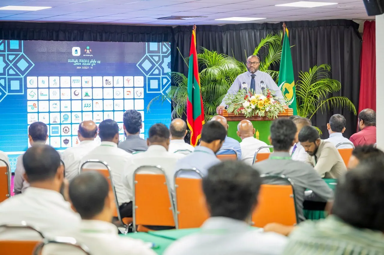 މިއަދުގެ މަހާސިންތާ ފެށުމުގެ ރަސްމިއްޔާތުގައި ވަޒީރު ވާހަކަ ދައްކަވަނީ: ފޮޓޯ/ އިސްލާމިކް މިނިސްޓްރީ