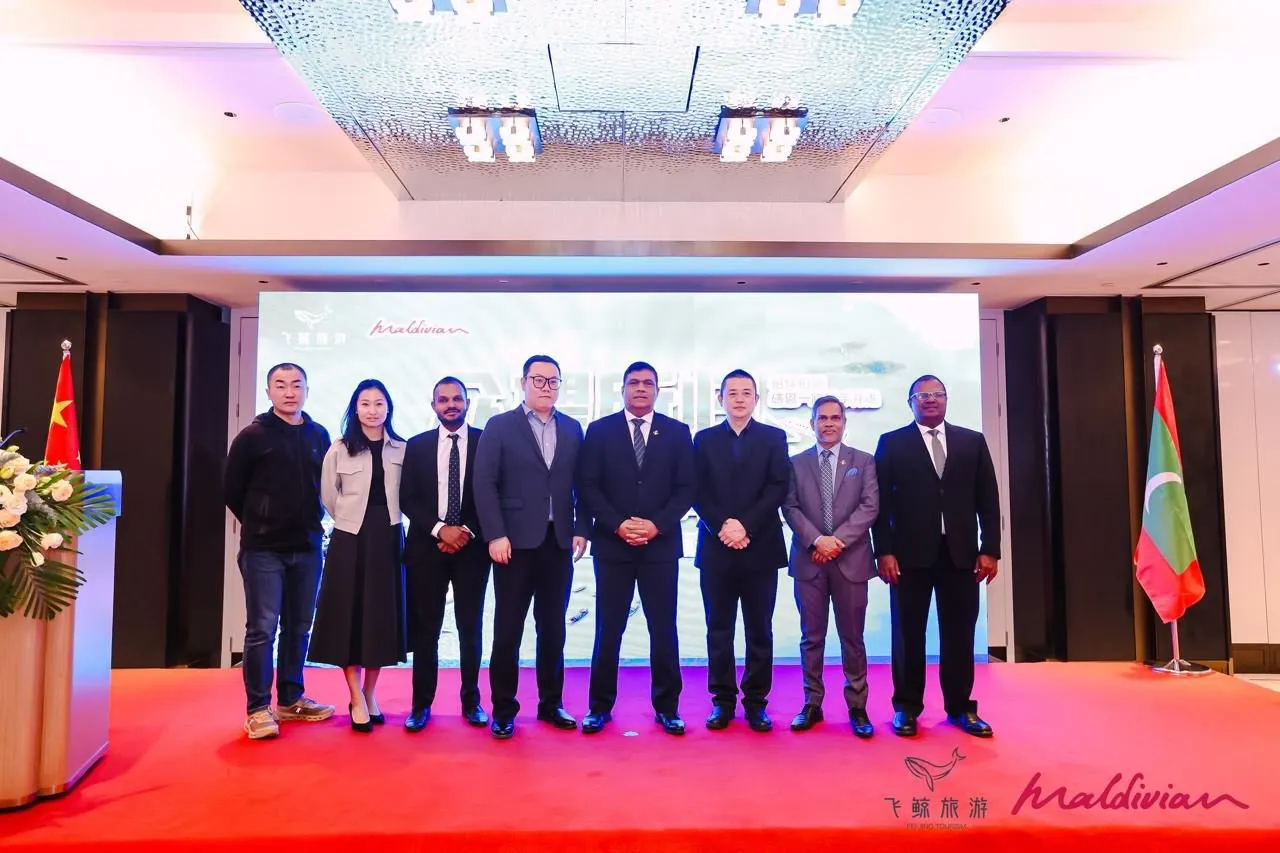 During the launch ceremony held in Beijing (Photo/Maldivian)