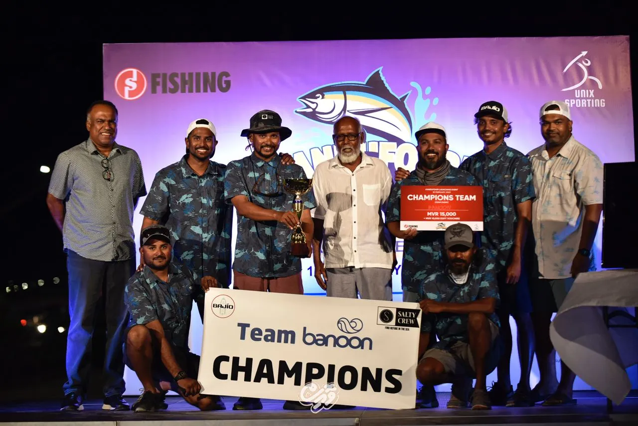 ސޮނީ ފިޝިން 'ކަނޑު ފޯރި' ގެ ޗެންޕިއަންކަން 'ޓީމް ބަނޫން' އަށް