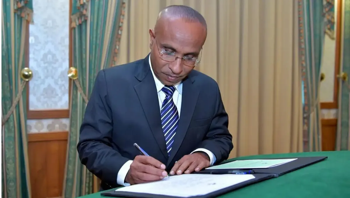 Former Vice President of EC Ismail Habeeb (Photo/President's Office)