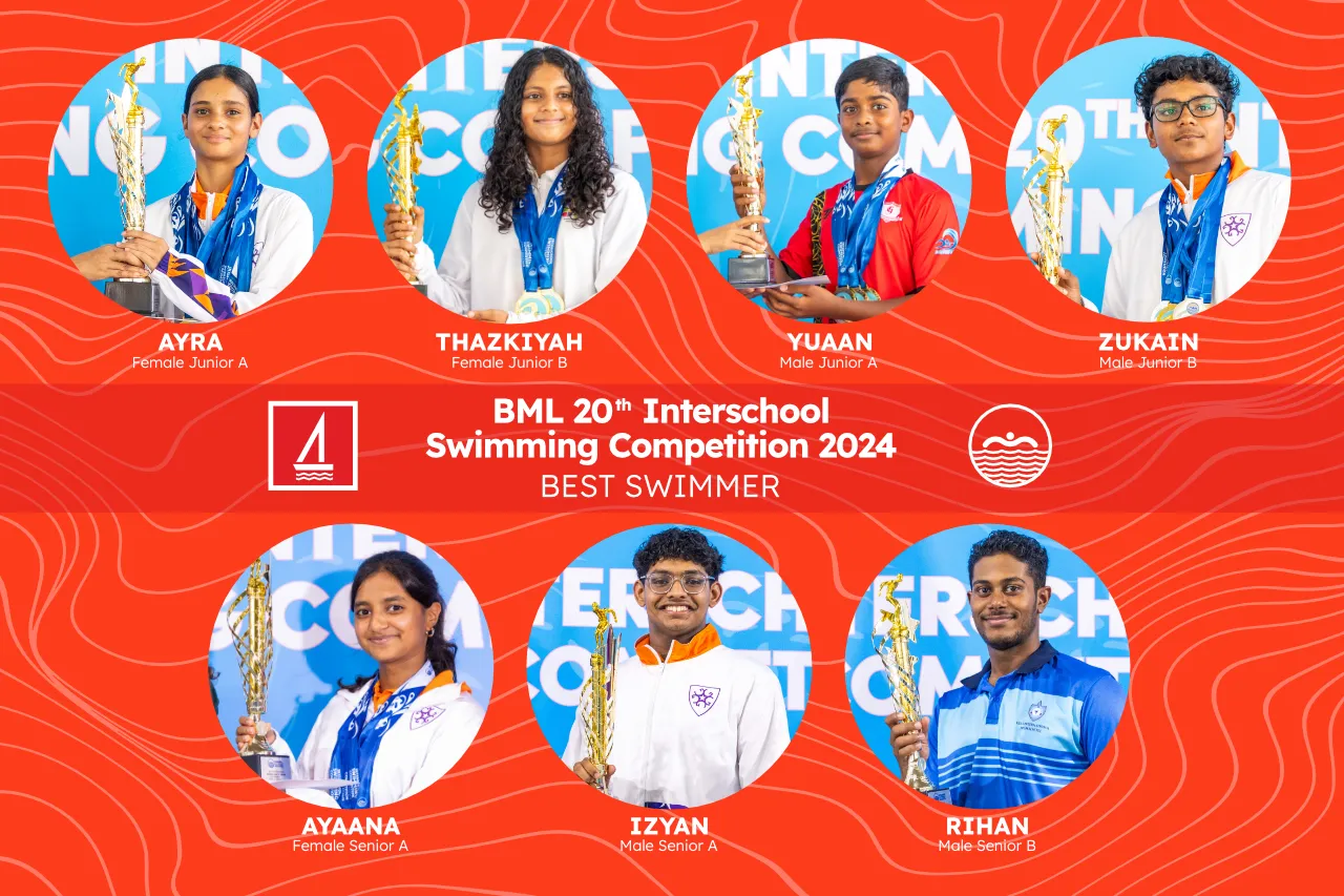 Top performers shine at BML 20th Interschool Swimming competition