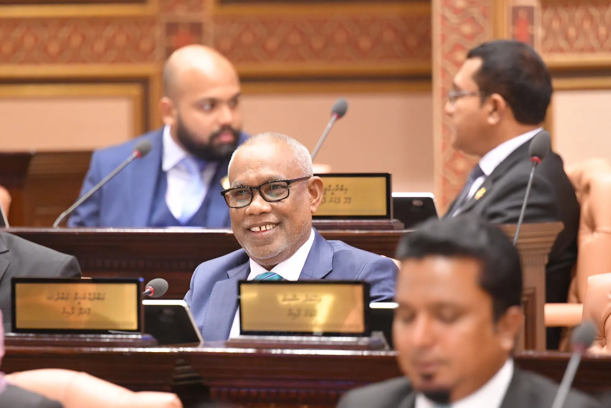 20 ވަނަ ރައްޔިތުންގެ މަޖިލީހުގެ ރައީސް އަބްދުއްރަހީމް އަބްދުﷲ-- ފޮޓޯ: މަޖިލިސް
