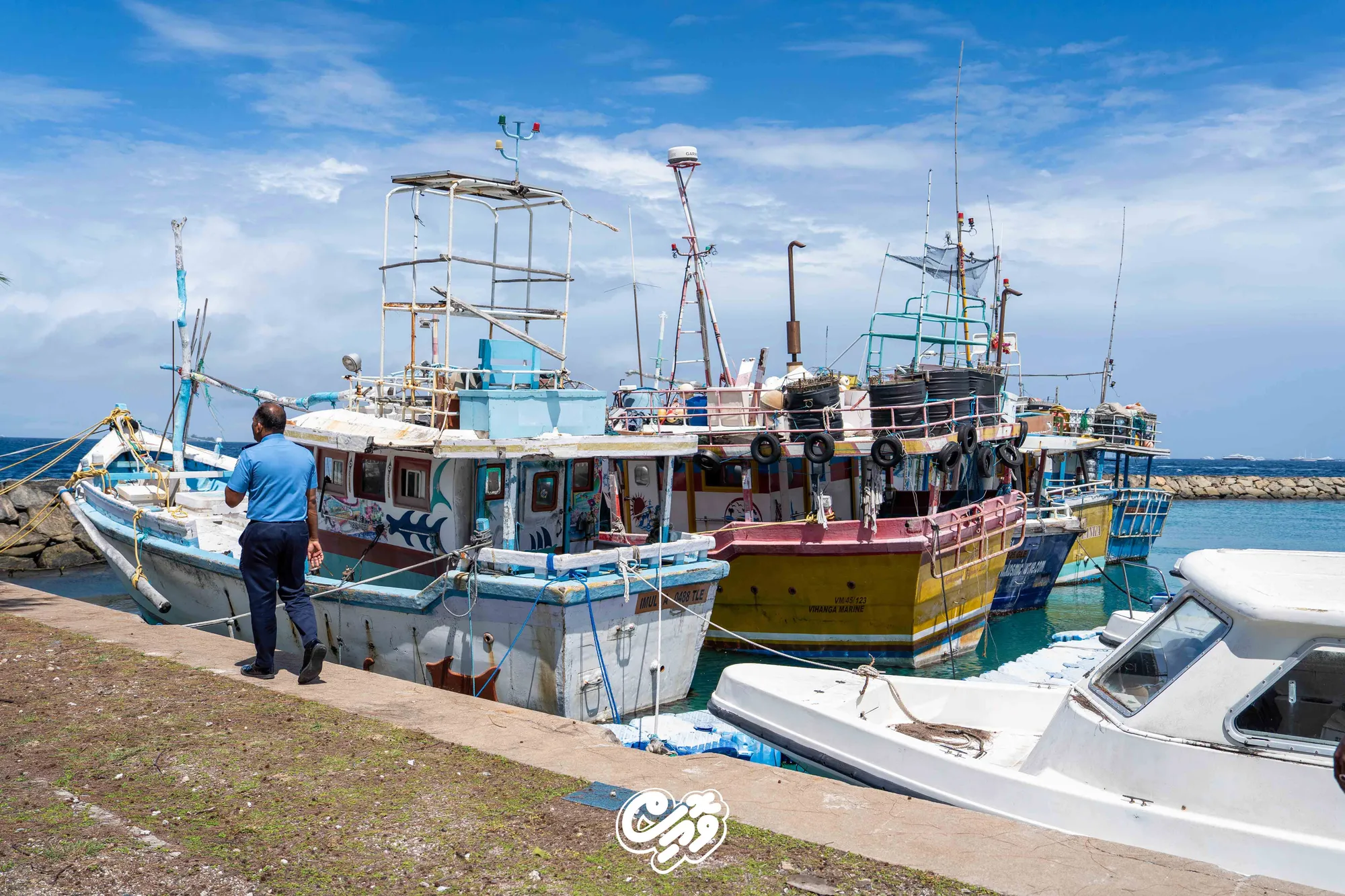 Boats that illegally entered Maldivian waters (Photo/Voice)