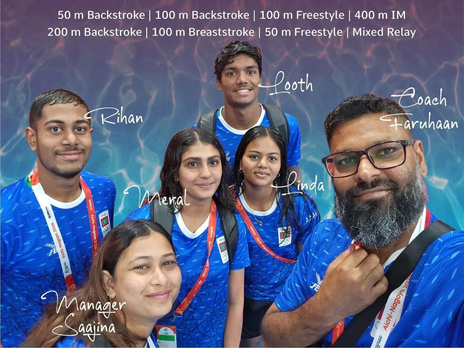 އޭޝިއަން ގޭމްސް 2026: ސްވިމިން އިވެންޓްތައް ފެށިގެން ކުރިއަށް