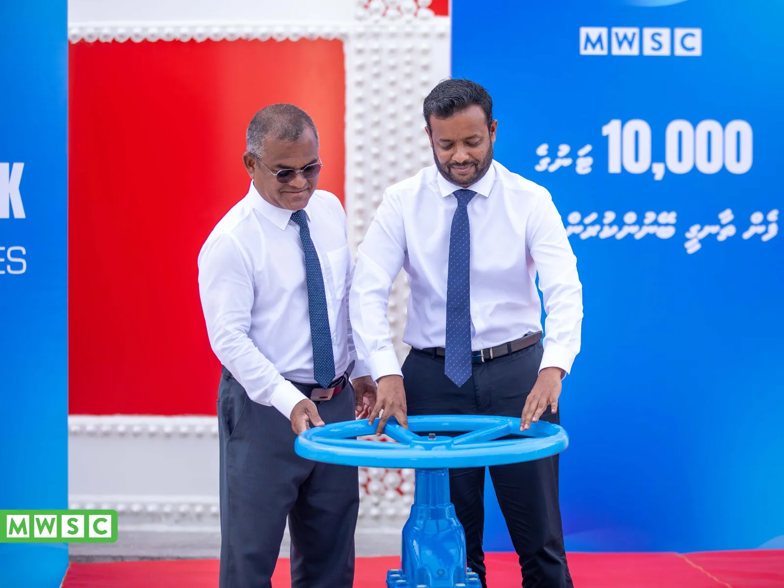 ހުޅުމާލޭގައި 10,000 ޓަނުގެ ފެން ރައްކައުކުރެވޭ ތާނގީ ބެހެއްޓުމުގެ އަމަލީ މަސައްކަތް ނިންމައި، ތާނގީ ބޭނުންކުރަން ފެށުން