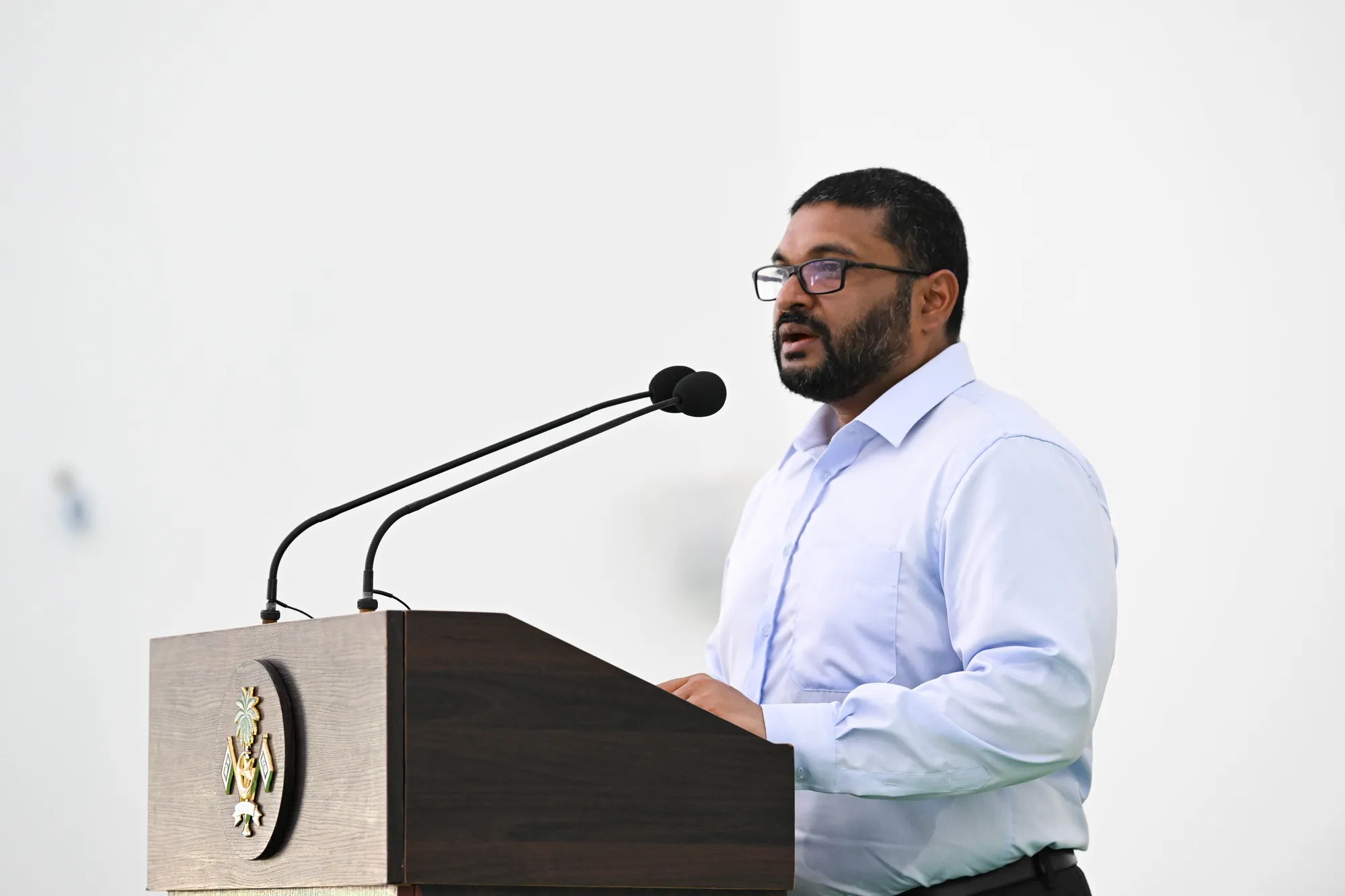 ގުރައިދޫ ޖަލްސާގައި ޣައްސަން ވާހަކަދައްކަވަނީ-- ފޮޓޯ/ ރައީސް އޮފީސް