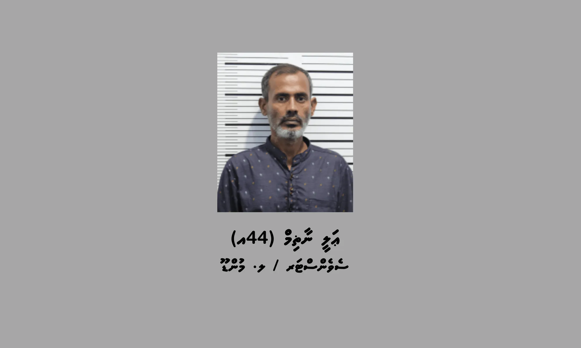 ތުހުމަތު އޮތް މީހާ