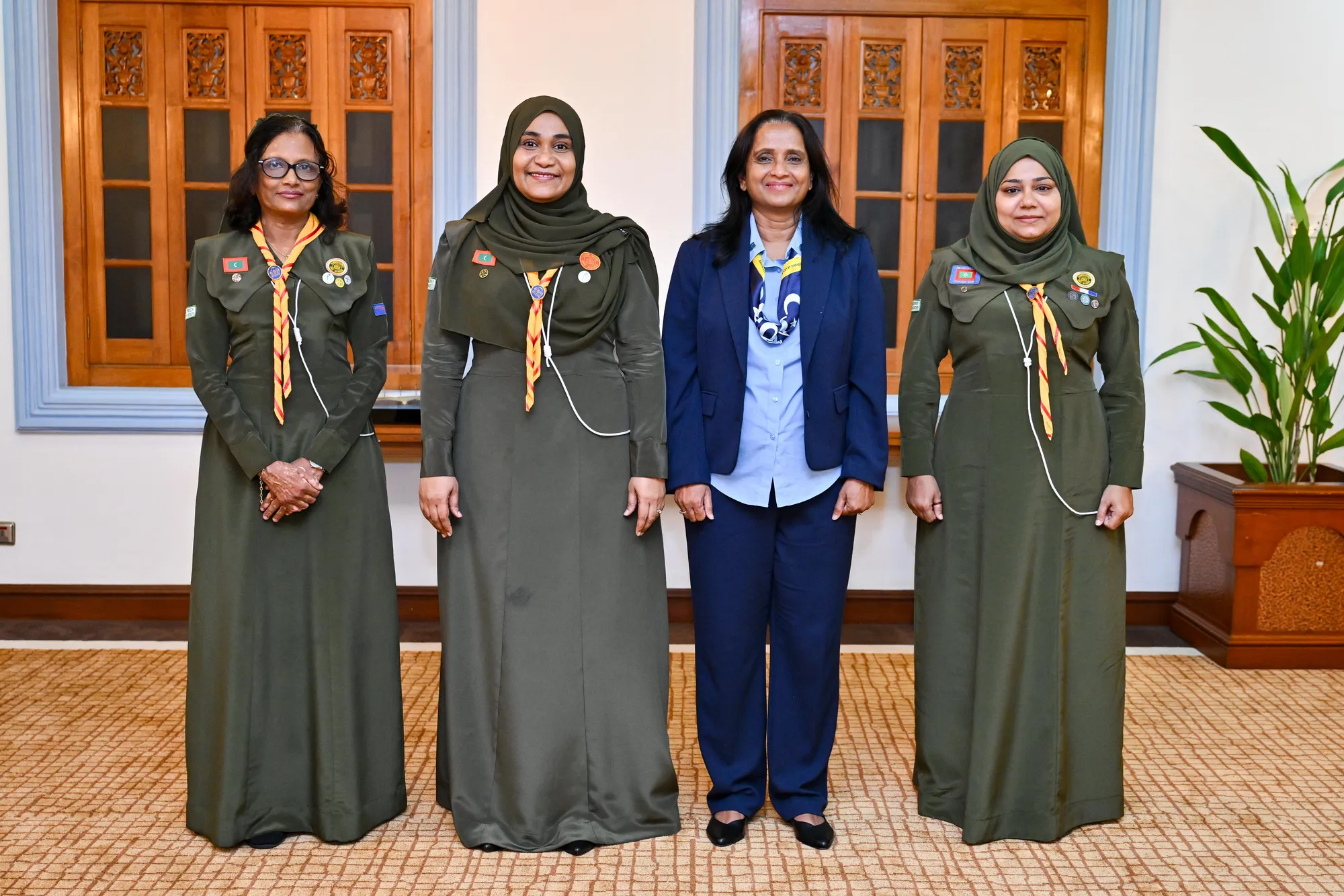 ވޯލްޑް އެސޯސިއޭޝަން އޮފް ގާލް ގައިޑްސް އަދި ގާލް ސްކައުޓުގެ އޭޝިއާ ޕެސިފިކް ރީޖަނަލް ކޮމިޓީގެ ޗެއަރ އަދި ރާއްޖޭގެ ގާލް ގައިޑް އެސޯސިއޭޝަންގެ މެންބަރުންނާ ފަސްޓްލޭޑީ ބައްދަލުކުރައްވައިފި