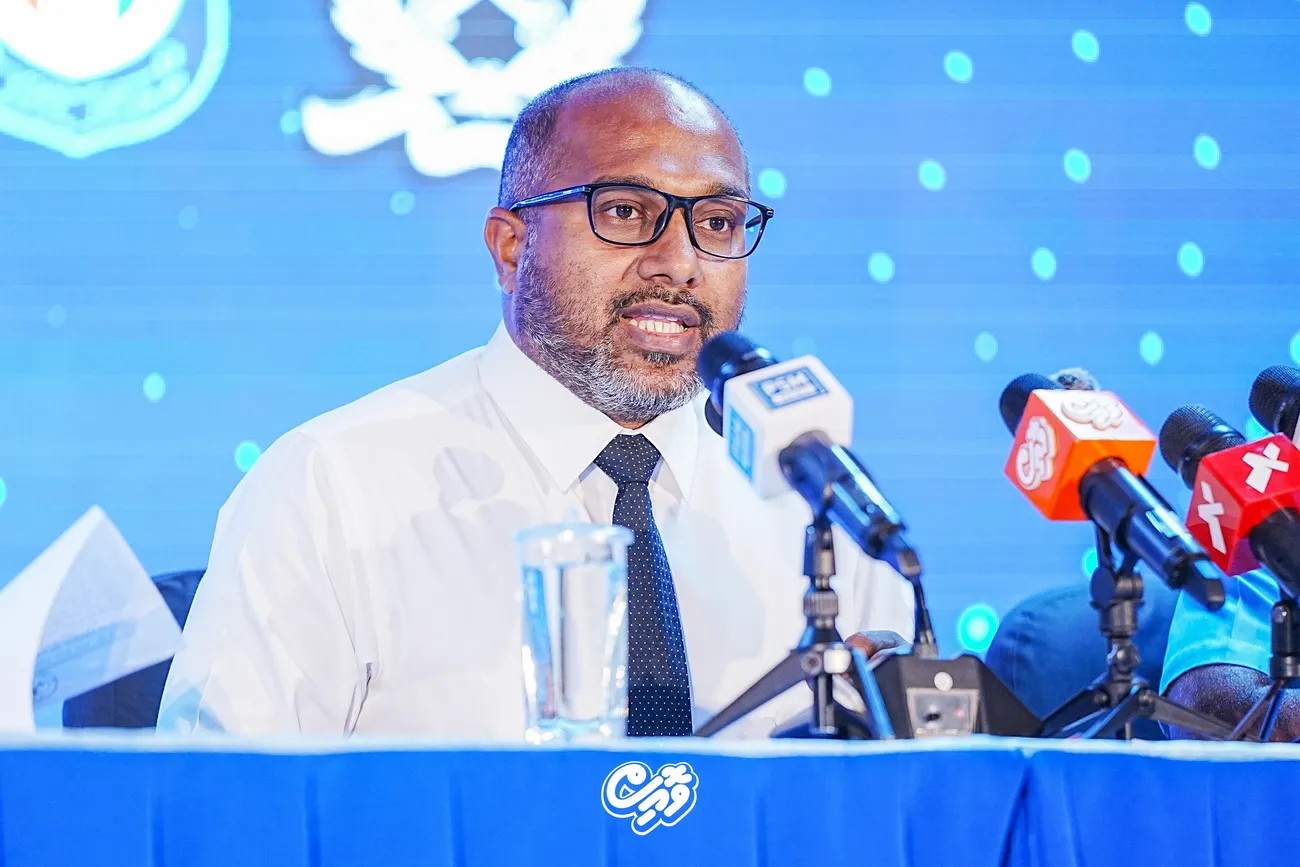 ދާޚިލީ ސަލާމަތާއި ފަންނިއްޔާތާ ބެހޭ ވަޒީރު އަލީ އިޙްސާން -- ފޮޓޯ: ވޮއިސް