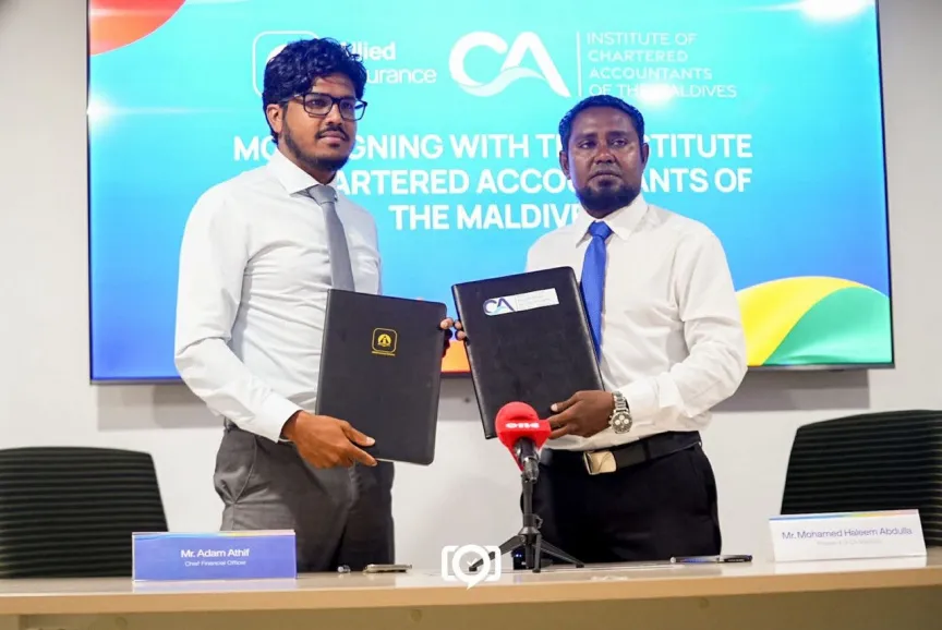 Allied Insurance and CA Maldives sign partnership to support accounting profession