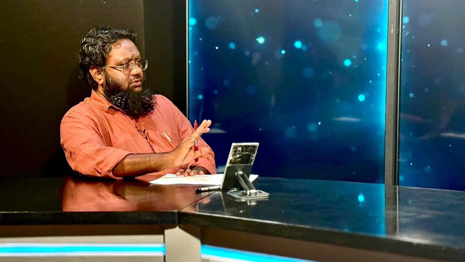 ޖަމްޢިއްޔަތުއްސަލަފުގެ ރައީސް އައްޝައިޚް ޢަބްދުالله ބިން މުޙައްމަދު އިބްރާހީމް: ފޮަޓޯ/ ދާރިސް ޓީވީ